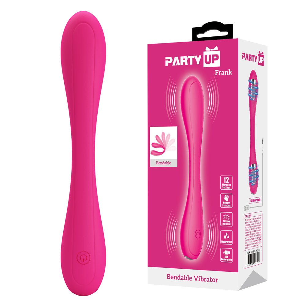 Party Up FRANK Bendable Vibe Bendable Vibrator 17.1cm Party Up