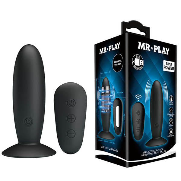 MR PLAY Remote Control Vibrating Anal Plug With Wireless Remote Mr Play Main image