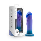 Blush Novelties Avant Midnight Rendezvous Dildo 19cm Ocean Blue Blush Novelties