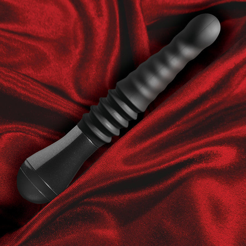 Temptasia Lazarus USB Rechargeable Thrusting Dildo 25.4cm Blush Novelties