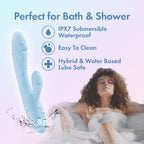 Blush Novelties Play With Me Moondust Magic USB Rechargeable Rabbit Vibrator 20.3cm Blush Novelties