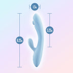 Blush Novelties Play With Me Moondust Magic USB Rechargeable Rabbit Vibrator 20.3cm Blush Novelties