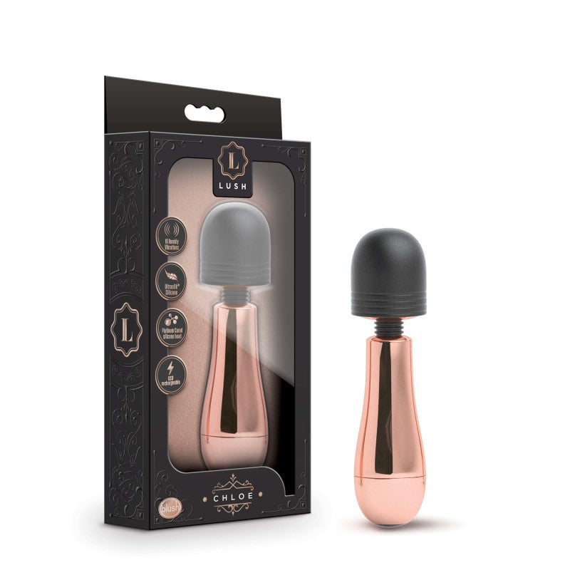 Blush Novelties Lush Chloe USB Rechargeable Mini Massager Wand Blush Novelties