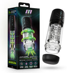 Blush Novelties M For Men Whirlwind Pro USB Rechargeable Rotating & Sucking Auto Stroker Blush Novelties