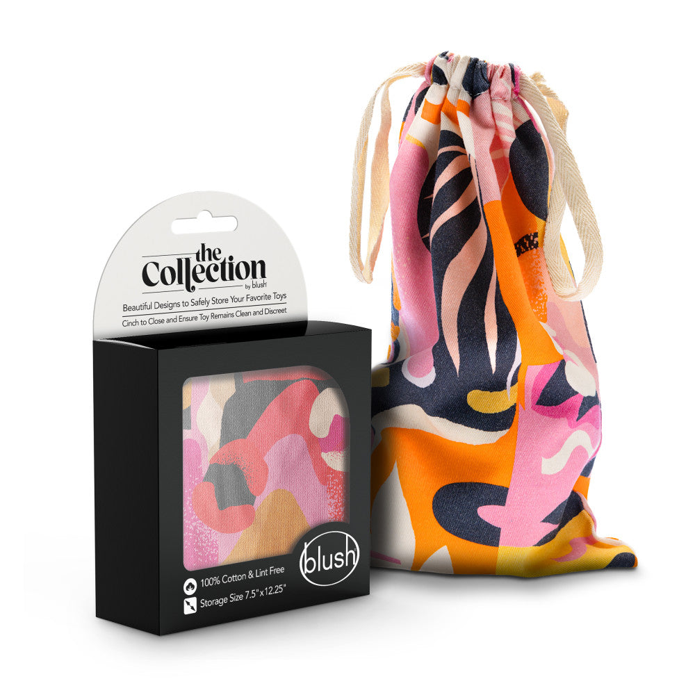 Blush Novelties The Collection Burst Cotton Toy Storage Bag Blush Novelties