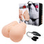 CRAZY BULL Vibrating Missionary Torso Masturbator Flesh Crazy Bull