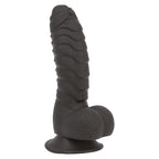 BMS Addiction Ben Realistic Dildo With Balls & Suction Cup Base Black 7 Inch