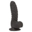BMS Addiction Ben Realistic Dildo With Balls & Suction Cup Base Black 7 Inch