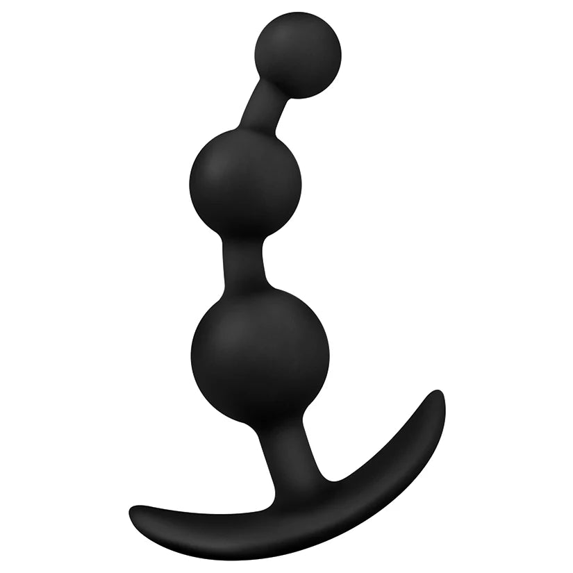 Blush Anal Adventures Platinum Anal Beads Small Black Main image