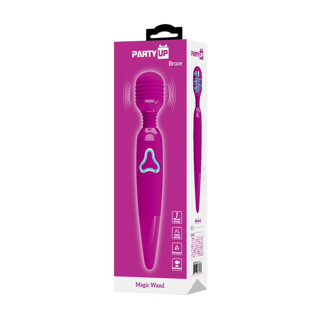 Party Up BRUCE Wand USB Rechargeable Massage Wand 25cm Party Up