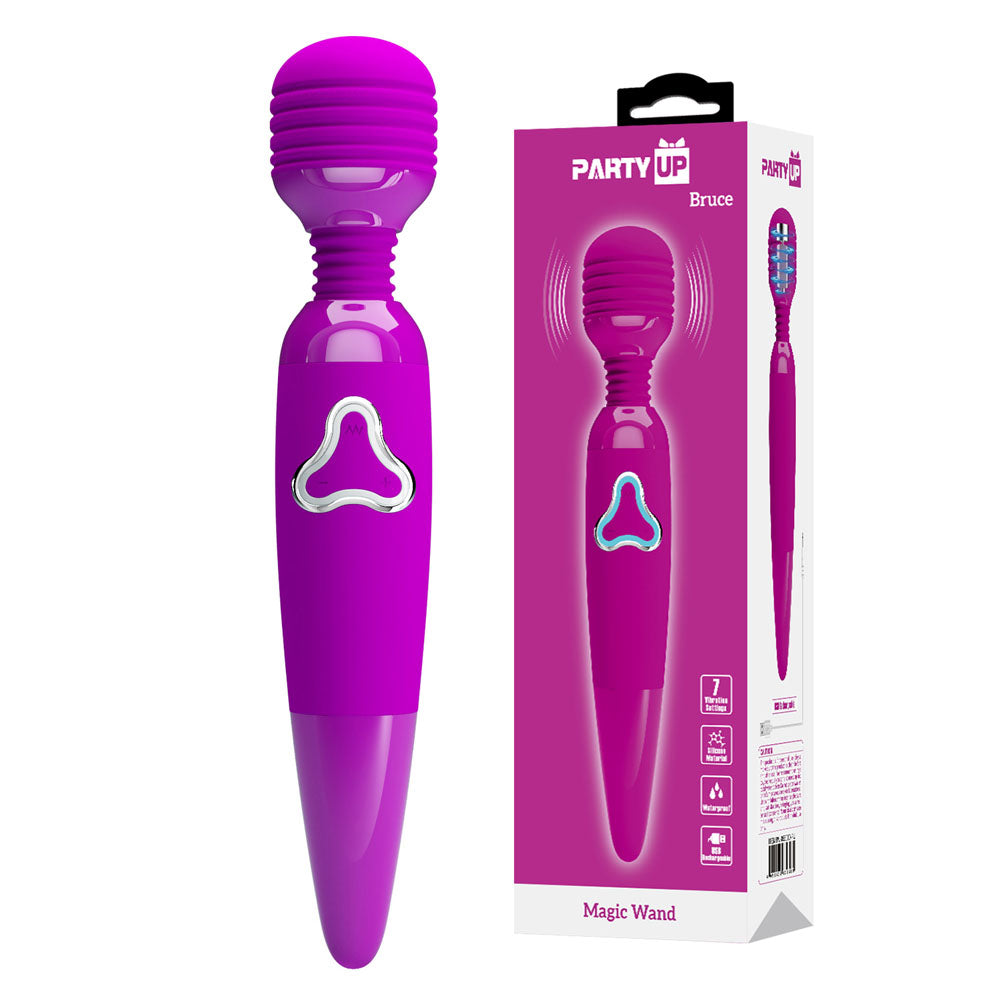 Party Up BRUCE Wand USB Rechargeable Massage Wand 25cm Secondary image