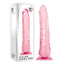 Adam & Eve Pink Jelly Realistic Dildo 8 Inch Pink Adam & Eve