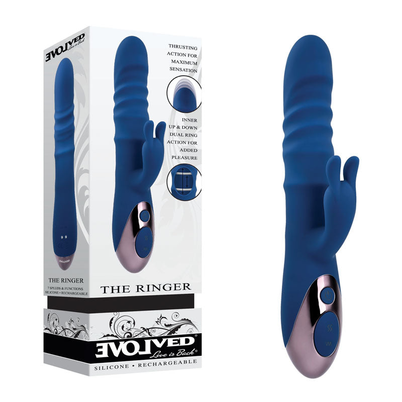 Evolved The Ringer USB Rechargeable Rabbit Vibrator 23.8cm Evolved Main image