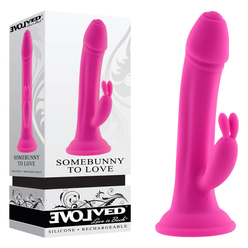Evolved SOMEBUNNY TO LOVE USB Rechargeable Rabbit Vibrator 19.7cm Evolved Main image