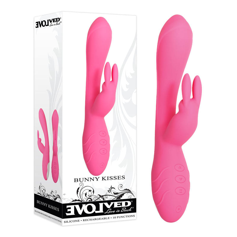 Evolved Bunny Kisses USB Rechargeable Rabbit Vibrator 20cm Evolved Main image
