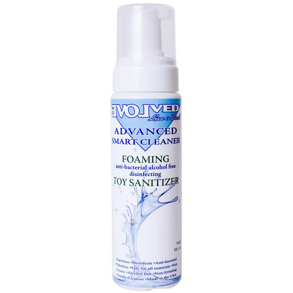 Evolved Advanced Smart Cleaner Foaming Toy Sanitiser 8 Oz Bottle Evolved