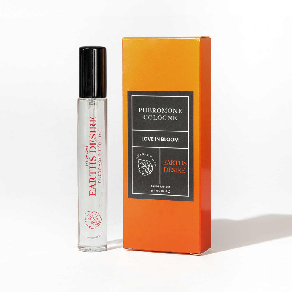 Eye Of Love Love In Bloom Earths Desire Cypress & Bergamot Scented Pheromone Cologne For Men To Attract Women 10ml Spray Eye Of Love