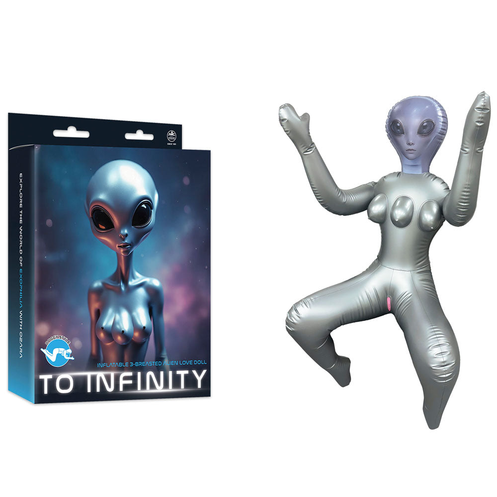 Excellent Power To Infinity Inflatable Squatting Alien Love Doll Excellent Power Main image