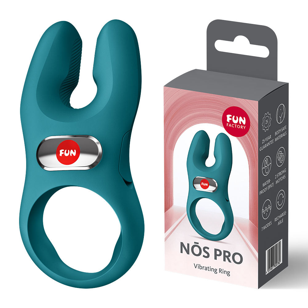 Fun Factory NOS PRO USB C Rechargeable Vibrating Cock Ring Fun Factory