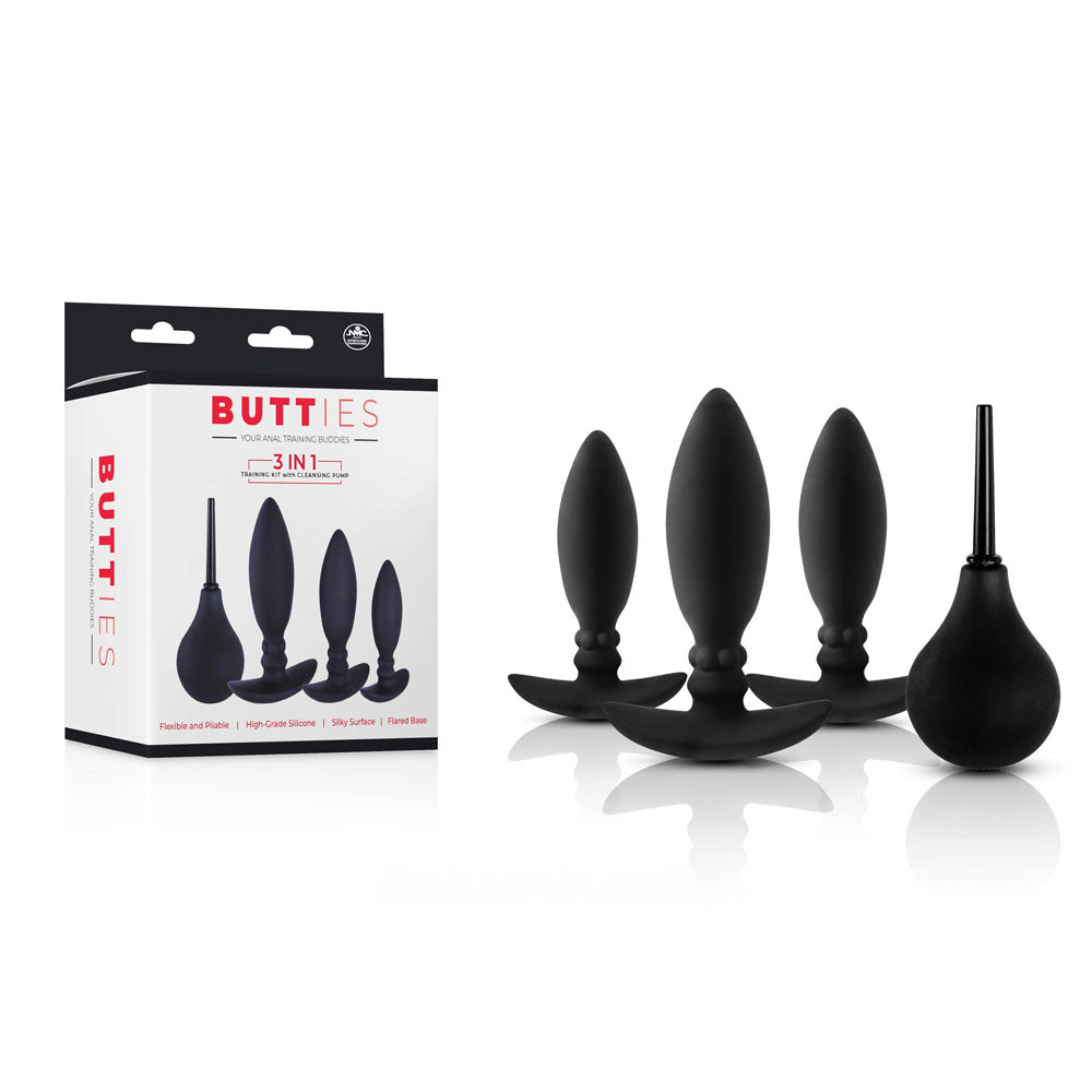 Excellent Power Butties Anal Training Plug Set With Cleansing Pump Excellent Power Main image