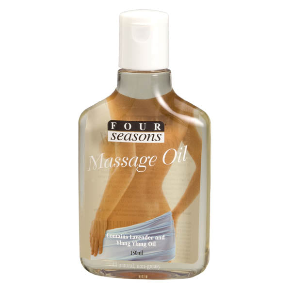 Four Seasons Ylang & Lavender Massage Oil 150ml Bottle Four Seasons Main image