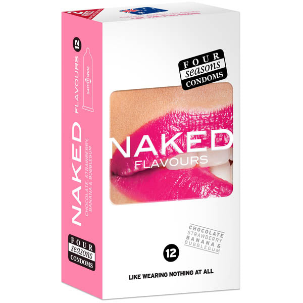 Four Seasons Naked Flavours Ultra Thin Flavoured Condoms 12 Pack Four Seasons Main image