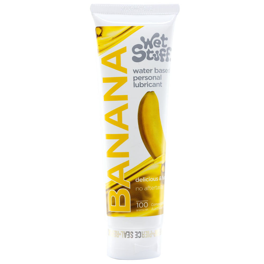 Wet Stuff Banana Flavoured Water Based Lubricant 100g Tube Wet Stuff Main image
