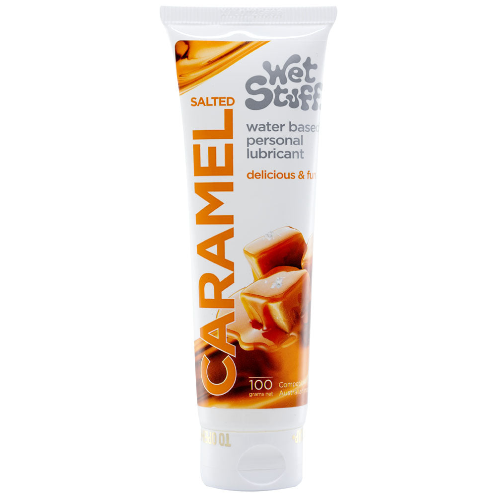 Wet Stuff Salted Caramel Flavoured Water Based Lubricant 100g Tube Wet Stuff Main image