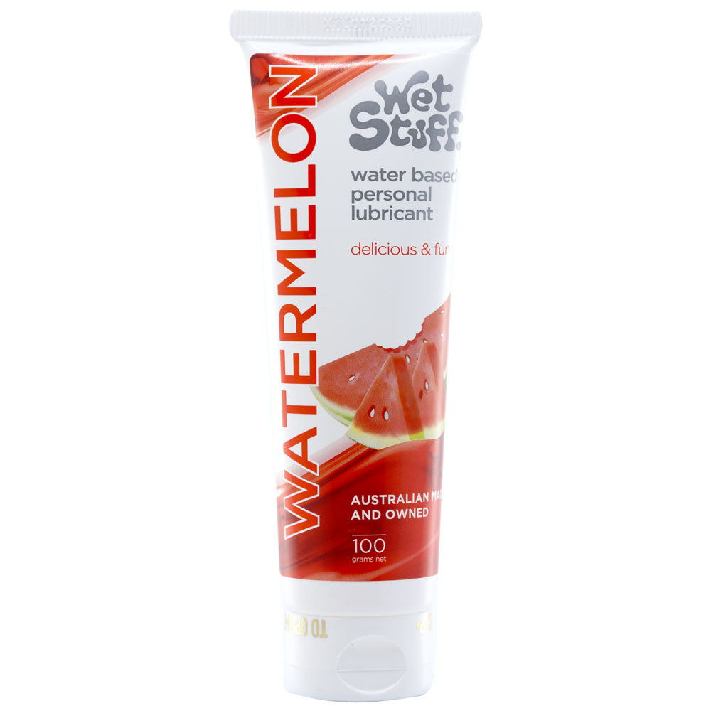 Wet Stuff Watermelon Flavoured Water Based Lubricant 100g Tube Wet Stuff