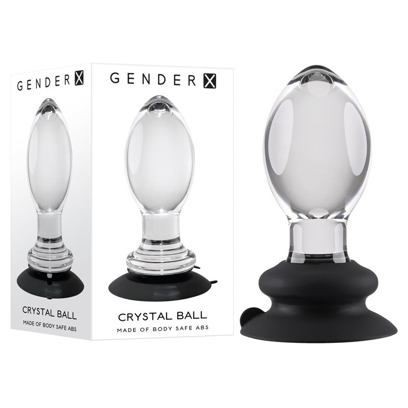 Gender X Crystal Ball Butt Plug With Suction Base Gender X Main image