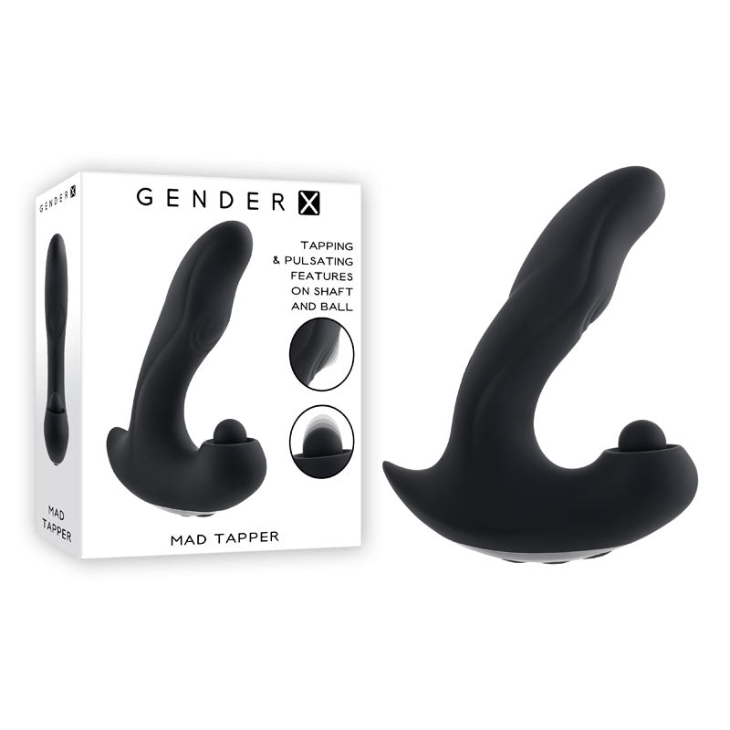 Gender X MAD TAPPER USB Rechargeable Double Tapping Vibrating Massager Gender X