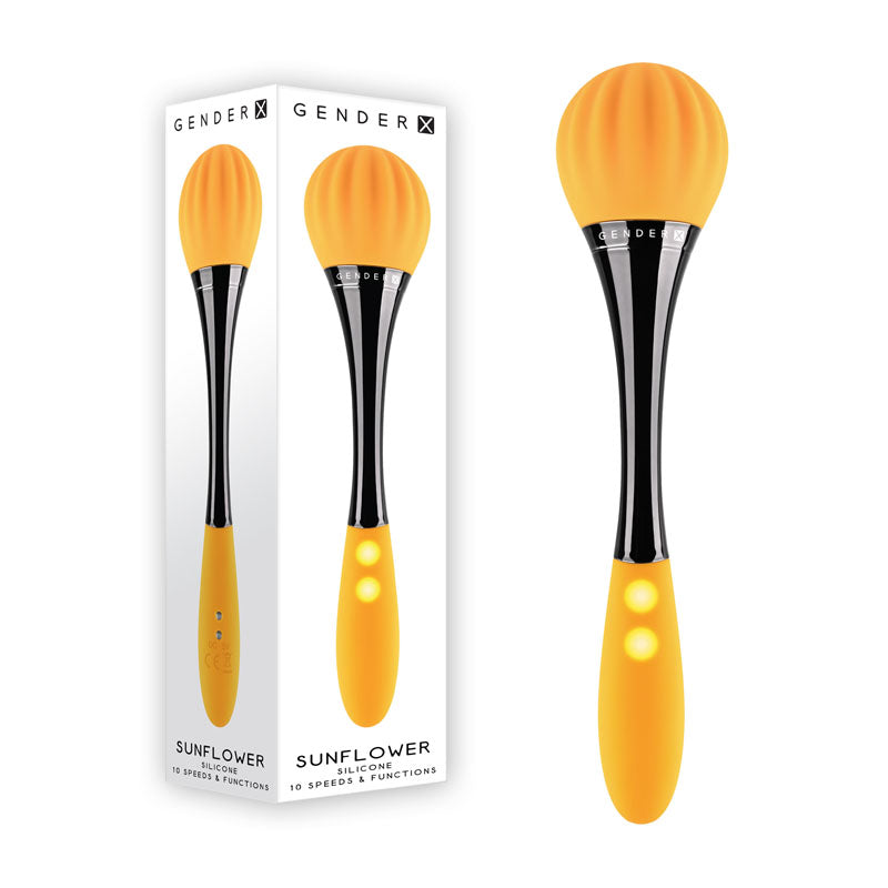 Gender X SUNFLOWER USB Rechargeable Massage Wand 20cm Gender X