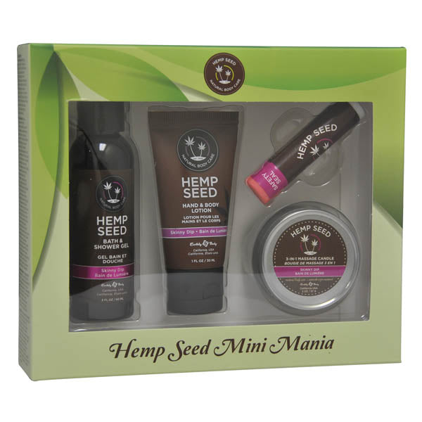 Earthly Body Hemp Seed Mini Mania Scented Lotion Kit 4 Piece Set Earthly Body Main image