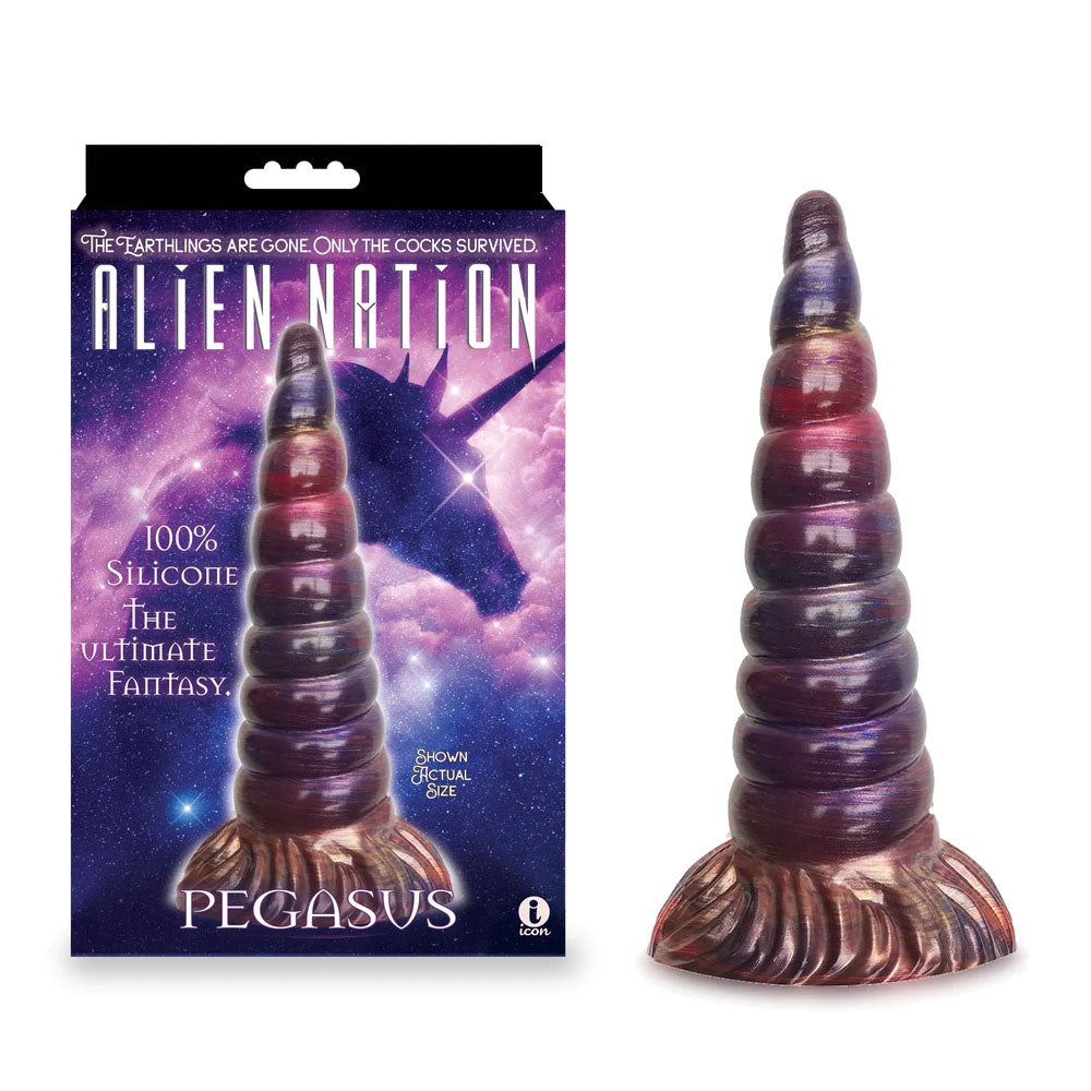 Icon Brands Alien Nation Pegasus Unicorn Fantasy Dong 20.3cm Metallic Icon Brands