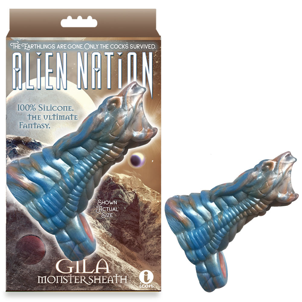 Icon Brands Alien Nation Gila Penis Sheath 14cm Icon Brands