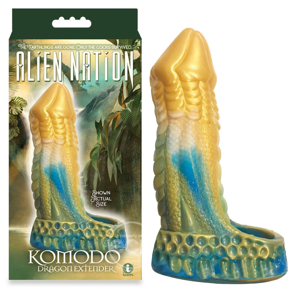 Icon Brands Alien Nation Komodo Penis Extender Fantasy Sleeve 16.5cm Icon Brands