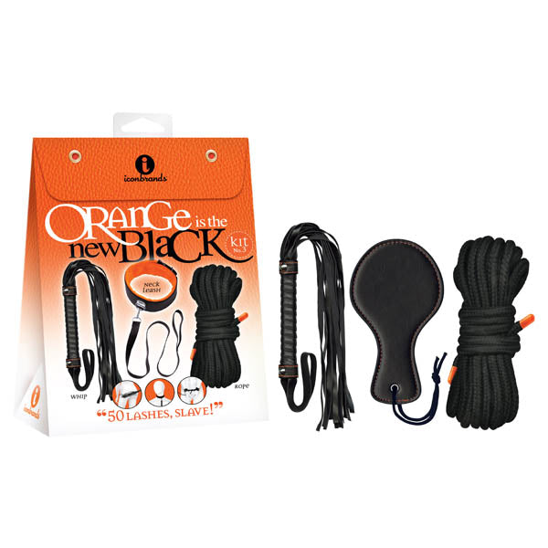 Orange Is The New Black Kit #3 50 Lashes, Slave! - Bondage Kit 3 Piece Set Icon Brands Main image