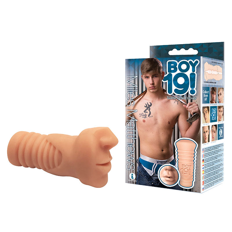Icon Brands Boy 19! Miles Mathews Male Mouth Teen Twink Stroker Icon Brands