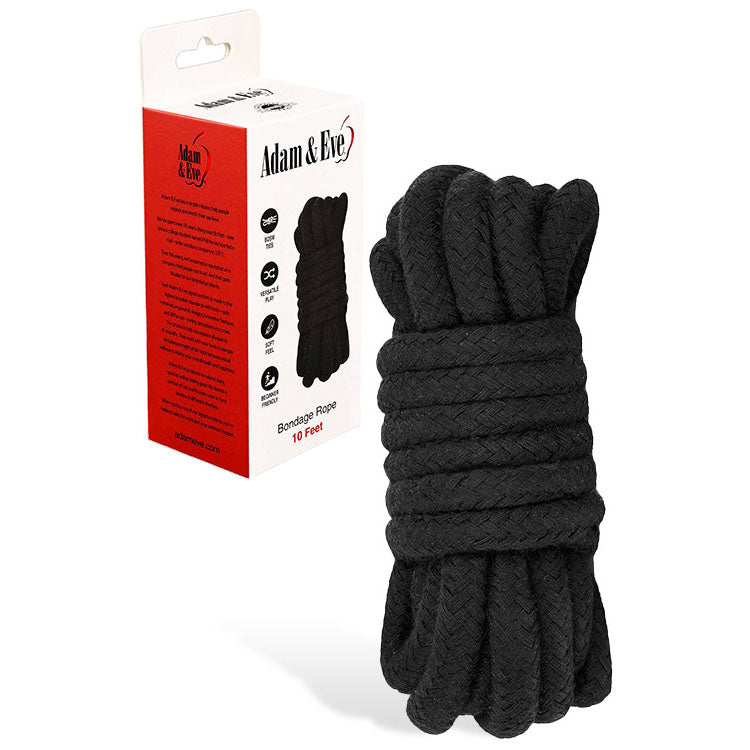 Adam & Eve BONDAGE ROPE Black Adam & Eve Main image