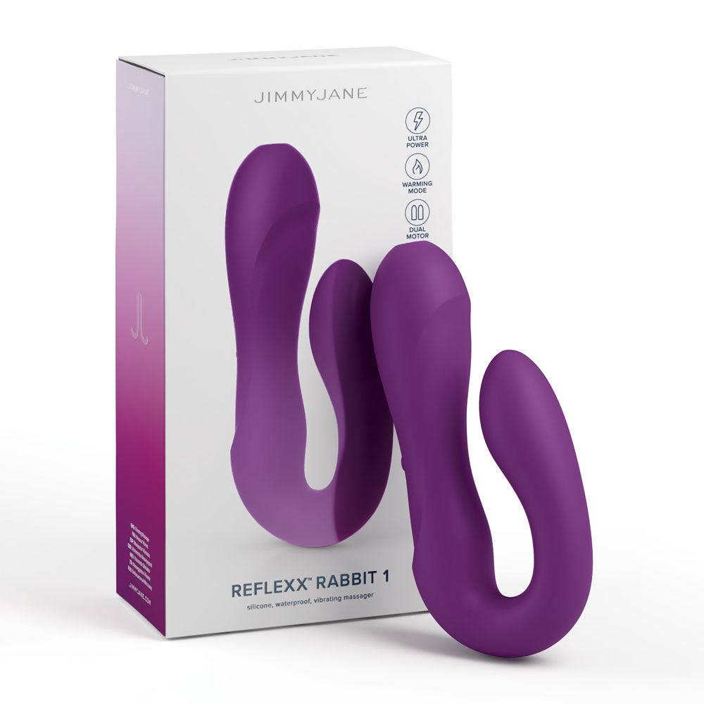 JimmyJane Reflexx Rabbit 1 USB Rechargeable Dual Vibrator JimmyJane Main image