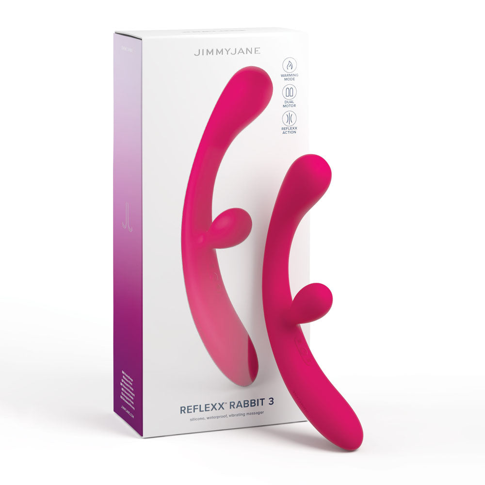JimmyJane Reflexx Rabbit 3 USB Rechargeable Vibrator 23cm JimmyJane Main image