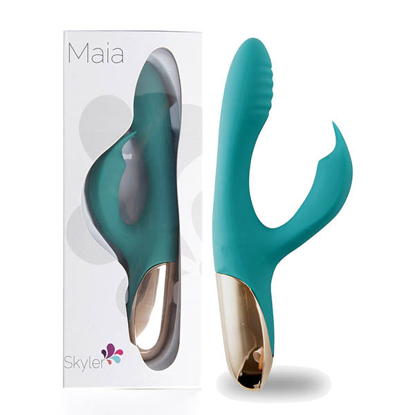 Maia Skyler USB Rechargeable Bendable Rabbit Vibrator 21.6cm Maia Toys Main image