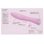 Jopen Amour 7 Function Silicone Wand 8 Vibrator Pink
