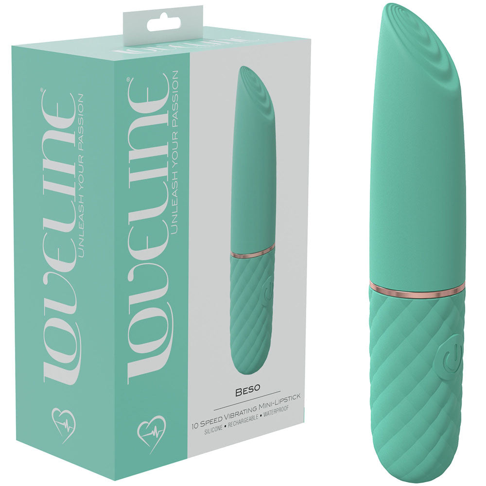 Shots Toys LOVELINE Beso USB Rechargeable Mini Lipstick Vibrator Shots Toys