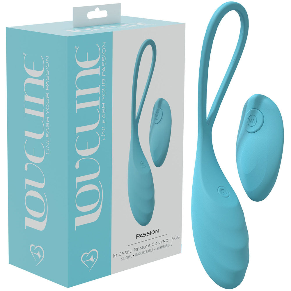 Shots Toys LOVELINE Passion USB Rechargeable Vibrating Egg Vibrator With Wireless Remote Shots Toys Main image