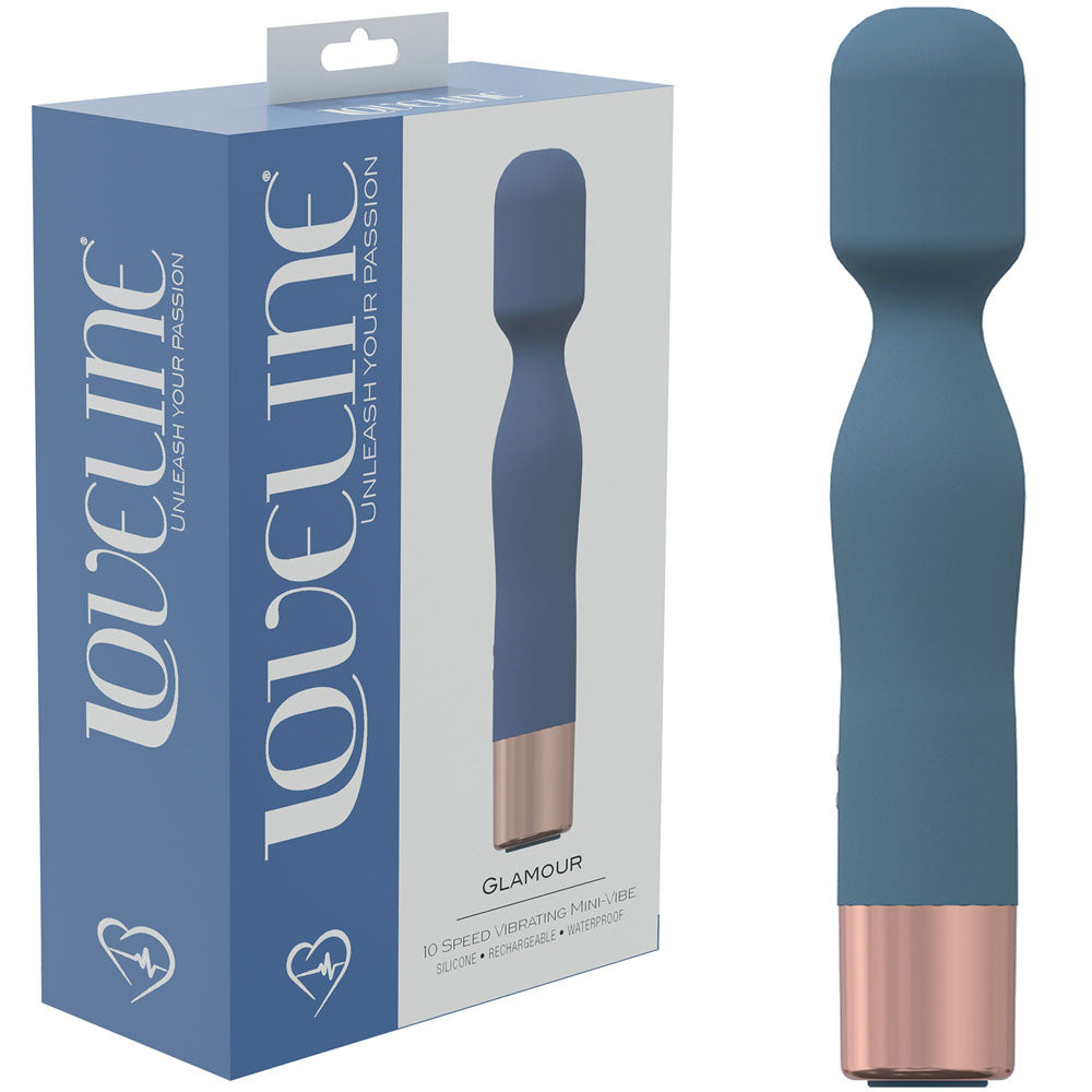 Shots Toys LOVELINE Glamour USB Rechargeable Massage Wand 14.4cm Shots Toys