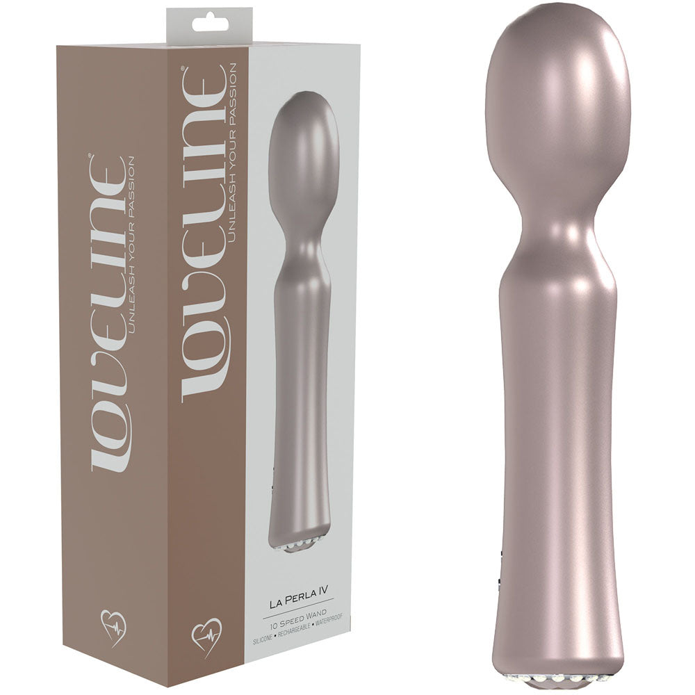 Shots Toys LOVELINE La Perla IV USB Rechargeable Massage Wand Shots Toys