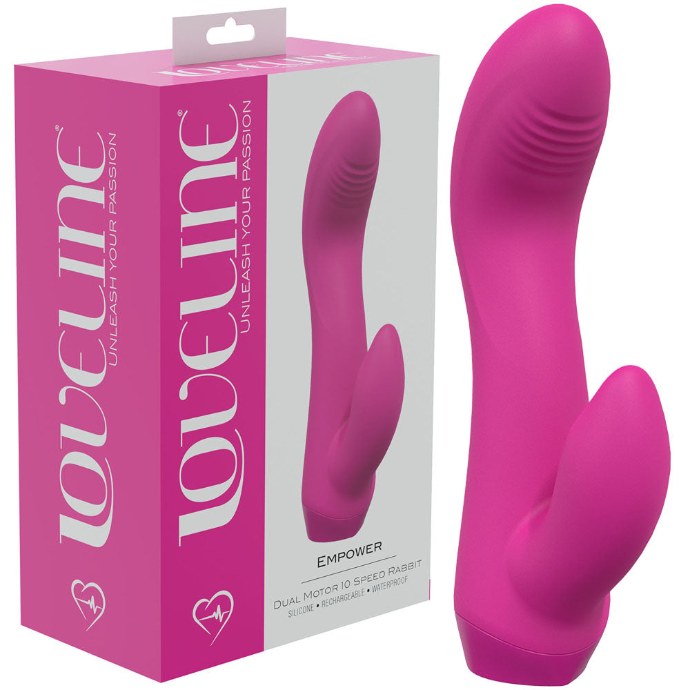 Shots Toys LOVELINE Empower USB Rechargeable Rabbit Vibrator 13.5cm Shots Toys Main image