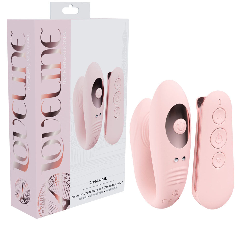 Shots Toys LOVELINE Charme USB Rechargeable Dual Motor Vibrator With Wireless Remote Shots Toys Main image