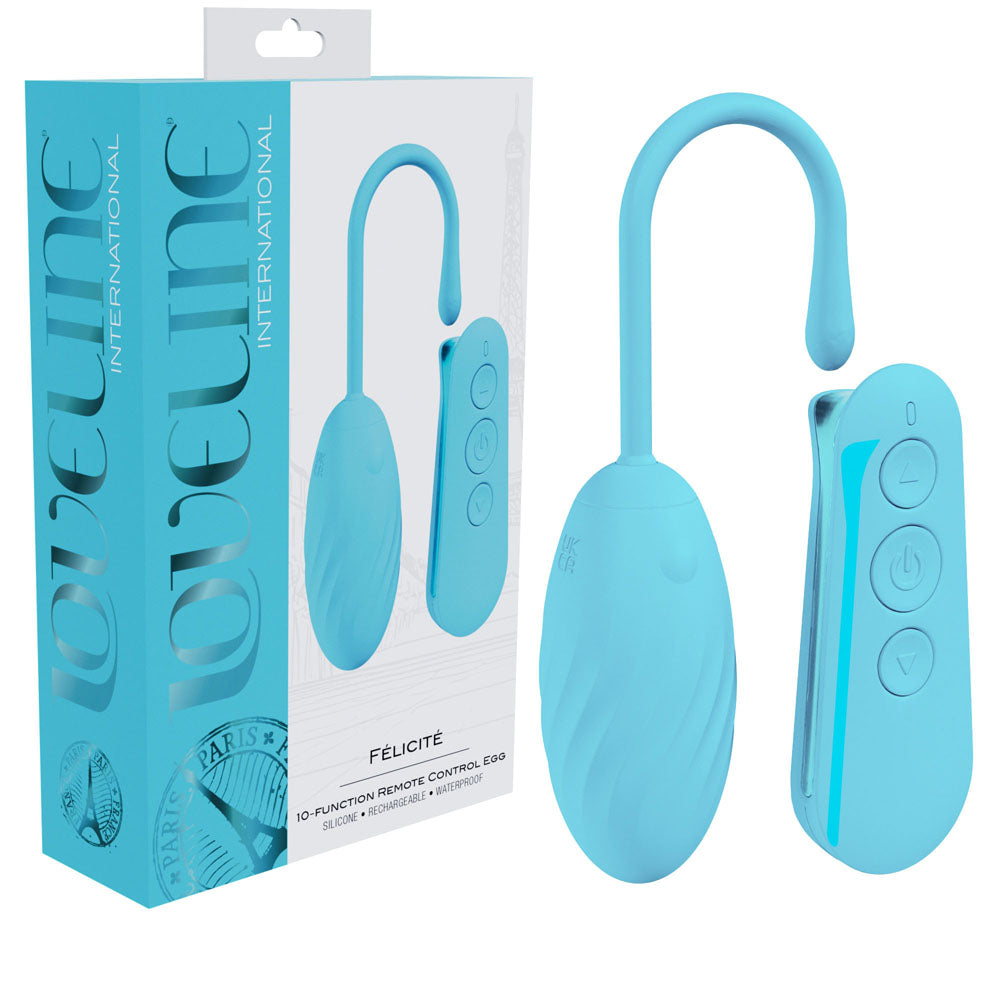 Shots Toys LOVELINE Felicite USB Rechargeable Vibrating Egg Vibrator With Wireless Remote Shots Toys